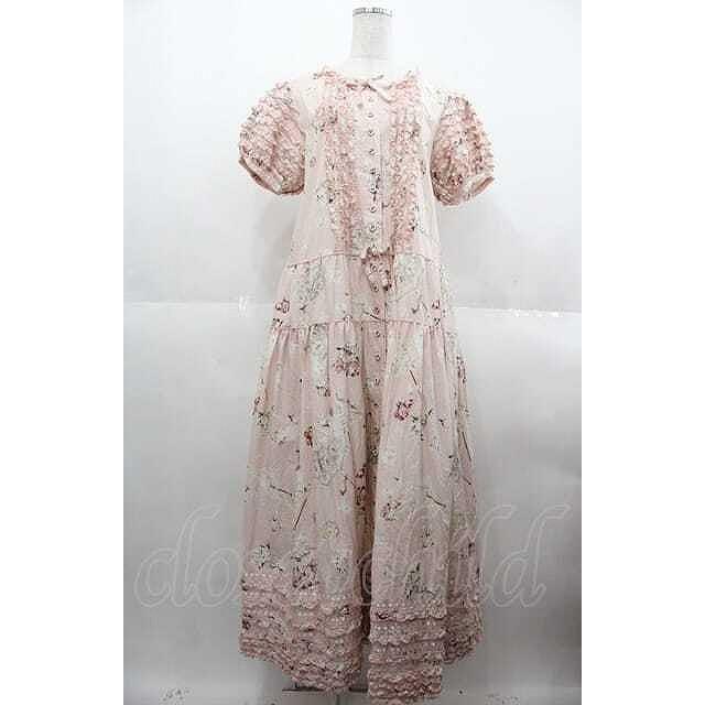 PINK HOUSE / パラソルプリントワンピース ピンク I-25-08-22-079-LO