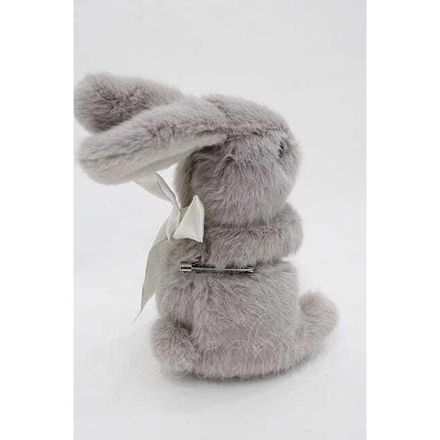 PINK HOUSE スイーツ　スプリング　バニー　ぬいぐるみコサージュ PINK HOUSE / スイーツスプリングバニーぬいぐるみコサージュ グレー I