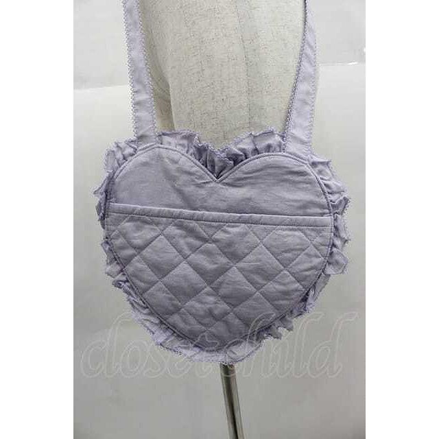 PINK HOUSE / ハートフリルショルダーバッグ ラベンダー I-25-09-15