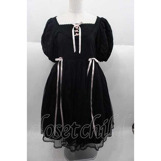 Angelic Pretty / Petit Rose Gardenカットワンピース 黒 I-25-09-30