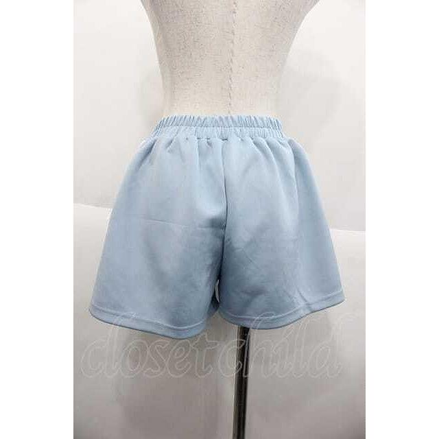 ACDC RAG / 安心、ジャージショートパンツ  サックスＸ白 I-25-10-10-111-PU-PA-SA-ZI |  | 01