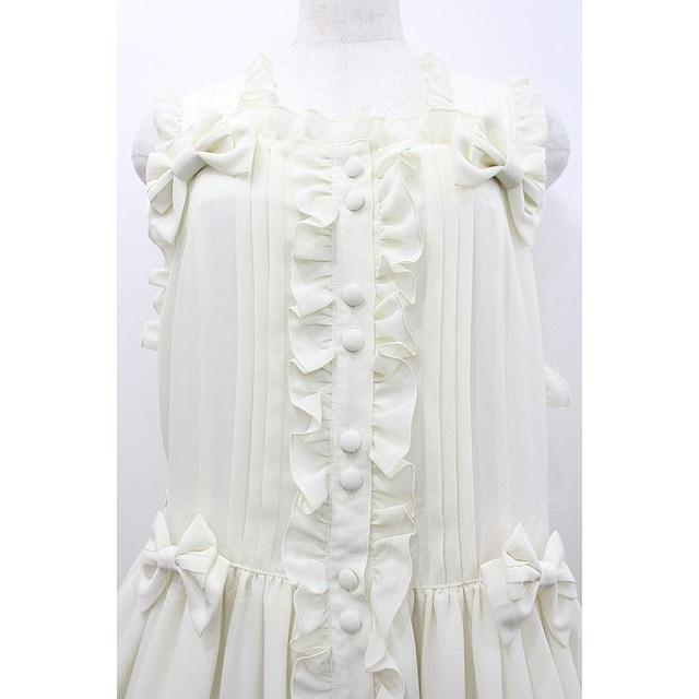 morphose ピンタックティアードJSK 生成り metamorphose / ピンタックティアードジャンパースカート(プラスサイズ