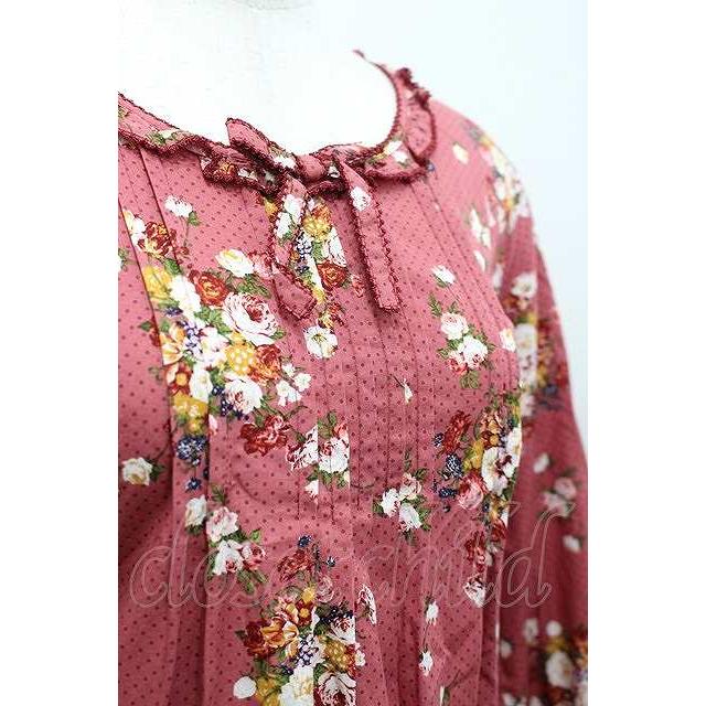 PINK HOUSE 人気ドット柄　ミディワンピース 新品未使用タグ付 PINK HOUSE / ブルーミングドットプリントミディワンピース ピンク I