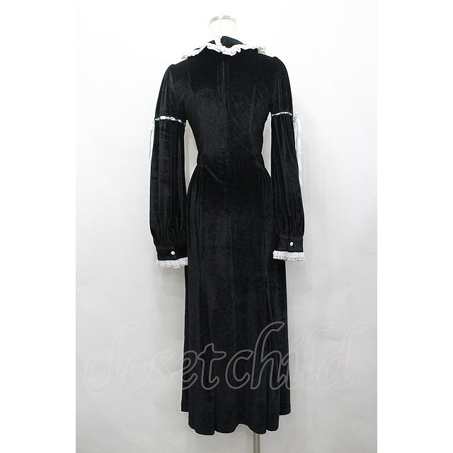 DimMoire / Gothicハートロングドレス 黒X白 I-26-04-27-058-0-OP-SA
