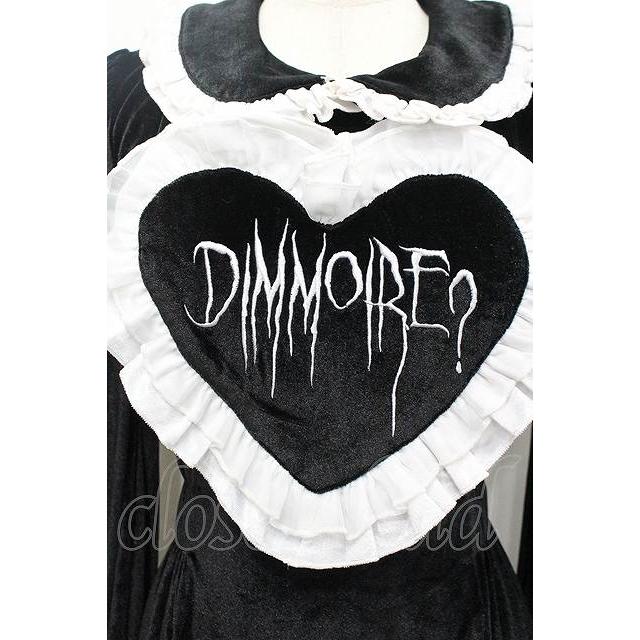 DimMoire / Gothicハートロングドレス 黒X白 I-26-04-27-058-0-OP-SA