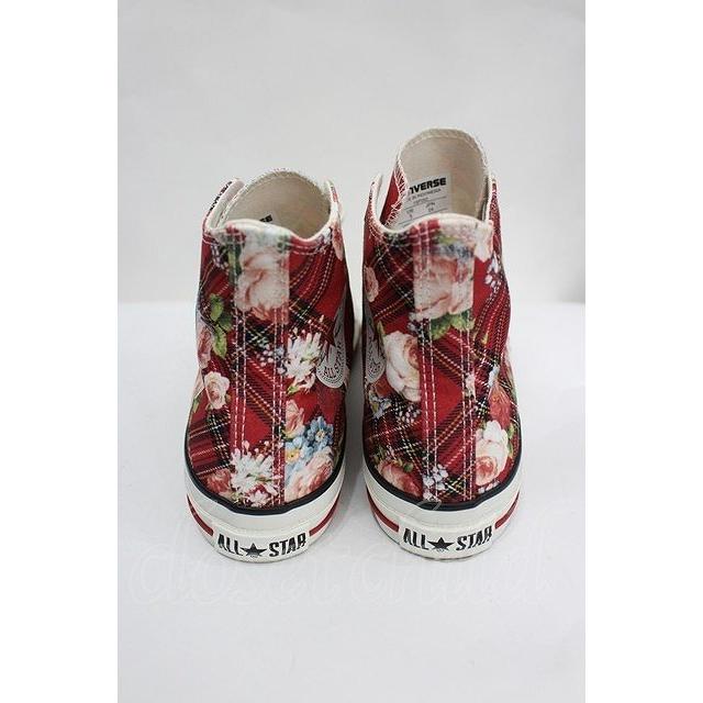 PINK HOUSE / CONVERSE X フラワーチェックプリントハイカット