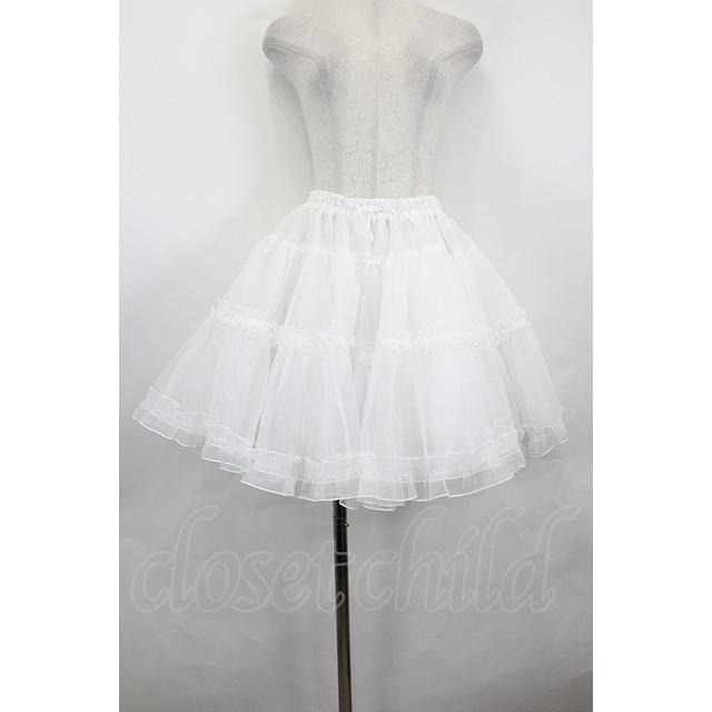Angelic Pretty / オーガンジーパニエ 白 I-26-07-15-081-AP-SK-SA-ZI