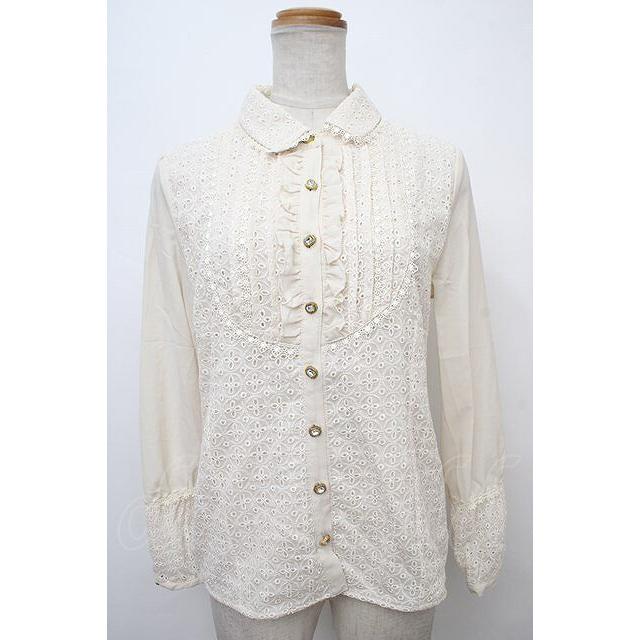 axes femme NOSTALGIE / 襟付きレースブラウス Y240215017AXBLSZZY 2100070000008018closetchid ヤフー