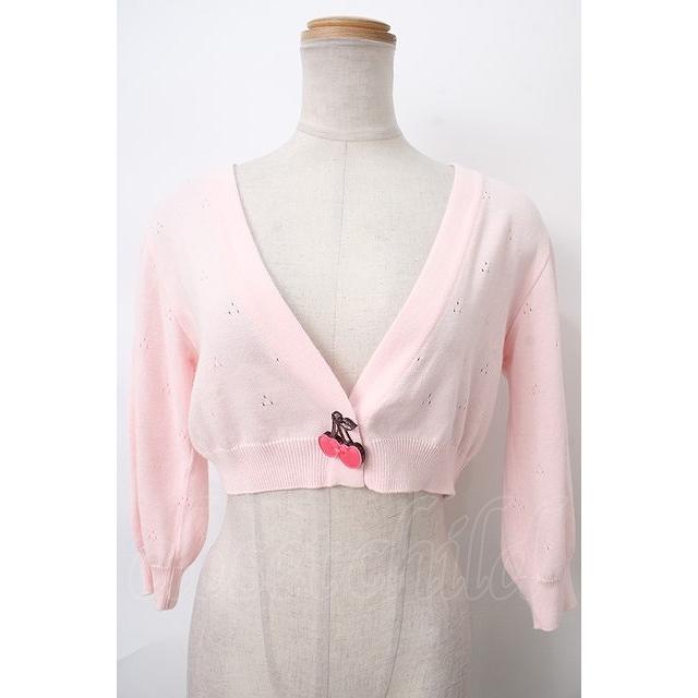 MILK / チェリーフロートカーディガン ベビーピンク Y-24-05-01-122-ML