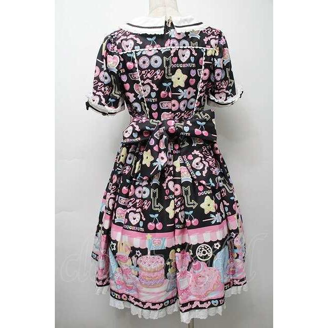 ワンピース Angelic pretty Toy's Donut Diner Angelic Pretty / Toy's Donut Dinerワンピース クロ S-25-09-17-026