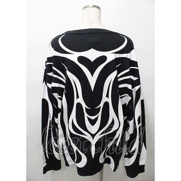 REFLEM / トライバルBIGロングTEE F ブラック Y-25-07-25-049-PU-TO-SZ