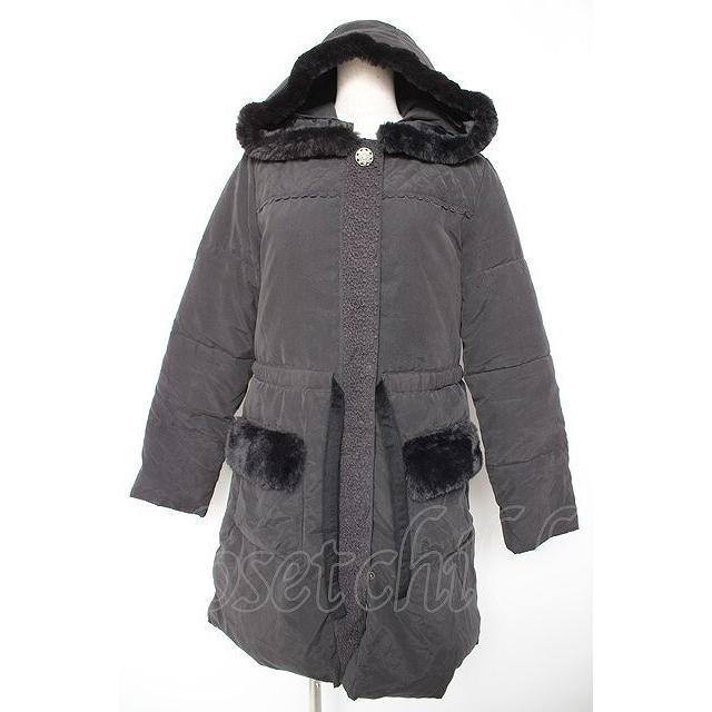 axes femme / 中綿フェミニンエアコンダウン L 黒 Y-25-12-23-127-AX