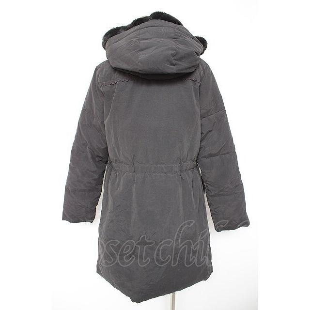 axes femme / 中綿フェミニンエアコンダウン L 黒 Y-25-12-23-127-AX