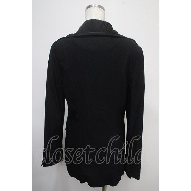 Ozz oneste / 刺繍入りジャケット 黒 Y-25-04-30-094-OO-JA-SZ-ZT200