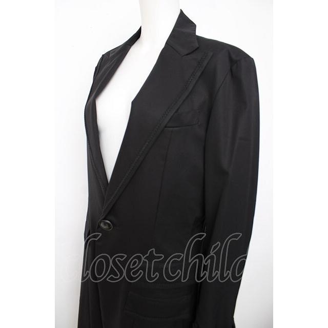 BPN FOR MEN / バックプリーツロングジャケット M 黒 Y-26-08-22-031