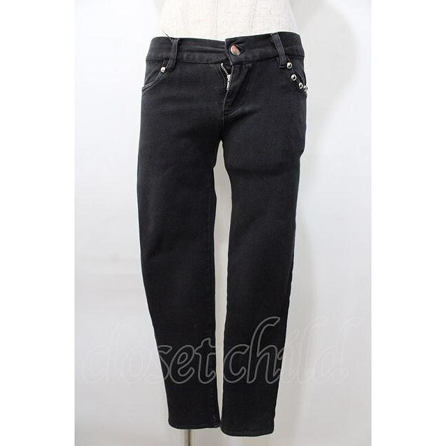 CANDIES スタッズ　ブラックデニム キャンディストリッパースタッズデニムパンツ｜Yahoo!フリマ（旧