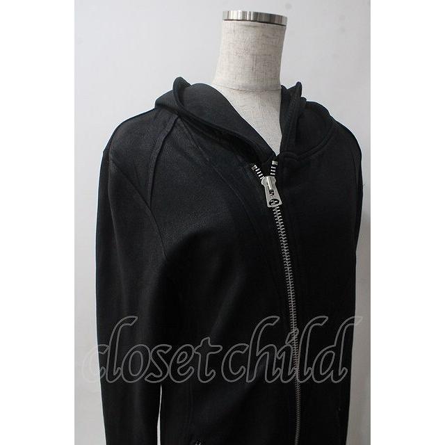 CIVARIZE / Zenith コーティングロングZIPパーカー 44 ブラック