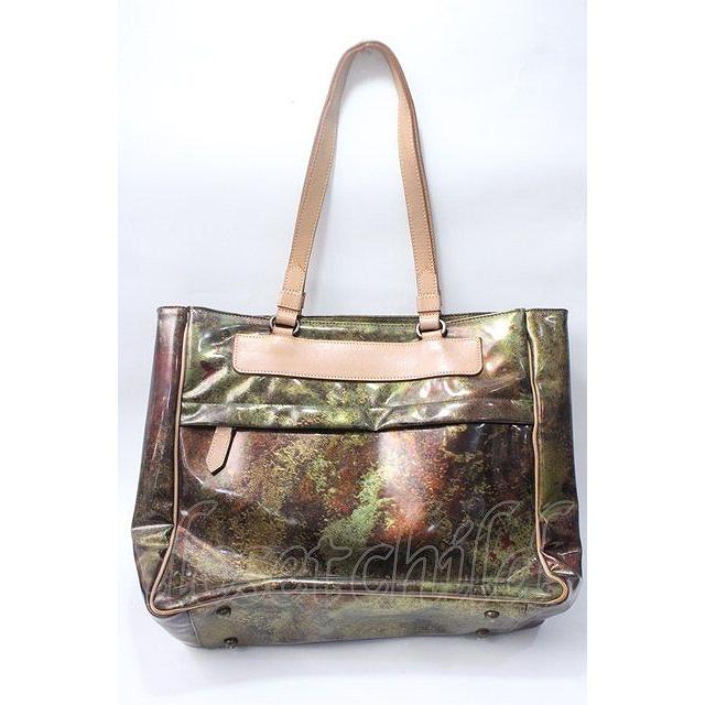 Jean Paul GAULTIER / Vサイバークリアトートバッグ 玉虫 Y-25-06-12 
