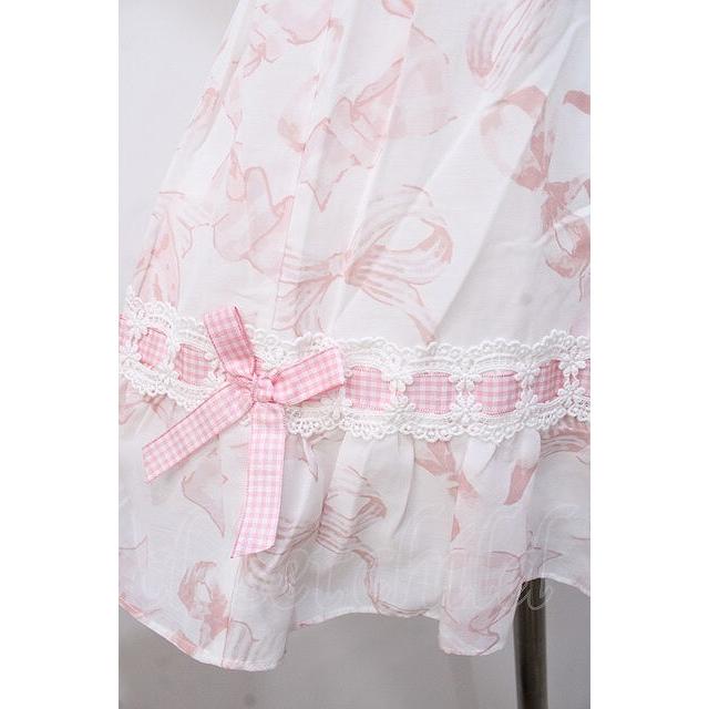 LIZ LISA / リボン柄スカパン 0 ピンク Y-25-08-18-071-LO-PA-SZ-ZY