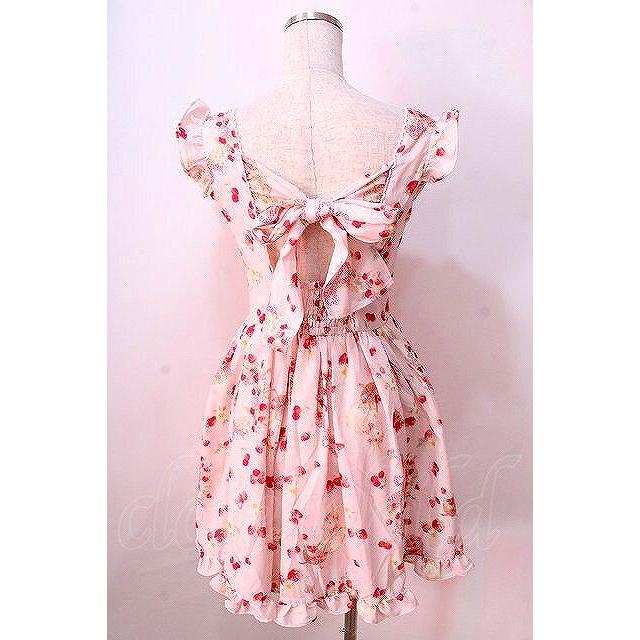 LIZ LISA / ラビットリボン柄ジャンスカ 0 ピンク Y-25-08-26-063-LO