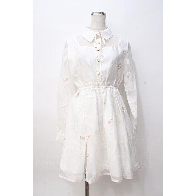 み*み様 リズリサ　ワンピース　白 LIZ LISA - リズリサLIZ LISAフィッシュテールワンピース新品未