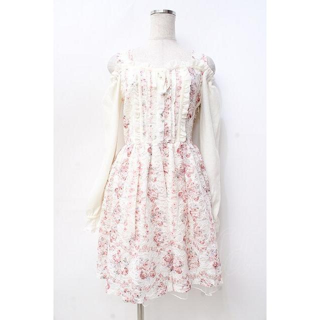 LIZ LISA 花柄レース ワンピース LIZ LISA / レース花柄ワンピース 0 オフ白 Y-25-09-29-232-LO