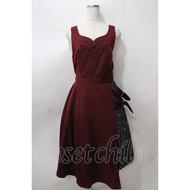 新品未使用　axes femme キングダムハーツ ワンピース アクシーズ axes femme POETIQUE / キングダムハーツ/ ワイン Y-25-08-15-106-AX