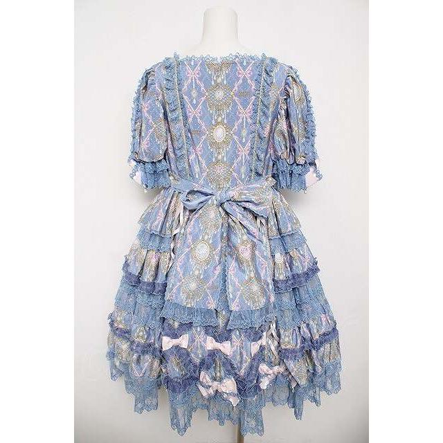 Angelic Pretty / Romantic Jewelry Dress ブルー Y-26-04-24-086-AP
