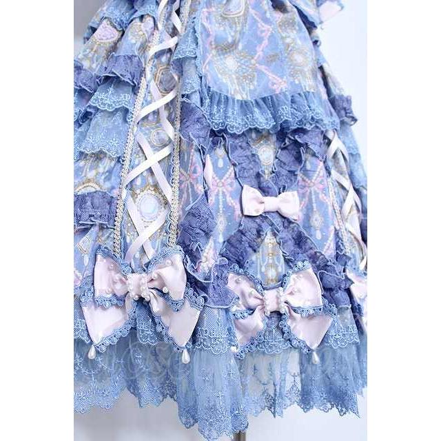Angelic Pretty / Romantic Jewelry Dress ブルー Y-26-06-22-250-AP