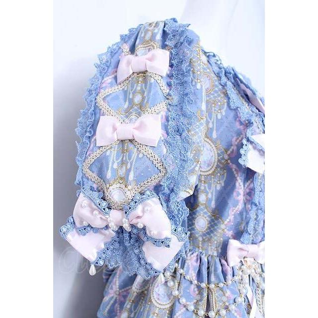 Angelic Pretty / Romantic Jewelry Dress ブルー Y-26-06-22-250-AP
