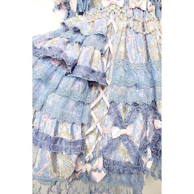 Angelic Pretty / Romantic Jewelry Dress ブルー Y-26-04-24-086-AP