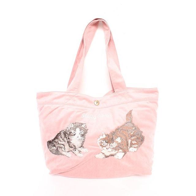 PINK HOUSE / キティーズ・ブラザーズ刺繍スエードバッグ F ピンク Y