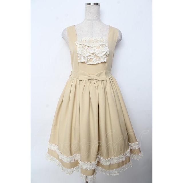 axes femme Kawaii / オリビアジャンパースカート M イエロー Y-25-10