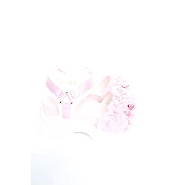 axes femme POETIQUE / チュールフリルスポサン L ピンクY-25-12-17