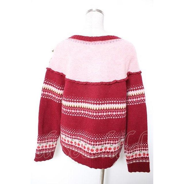 PINK HOUSE / PETER RABBIT CARDIGAN F ワイン Y-25-12-25-129-LO-TO