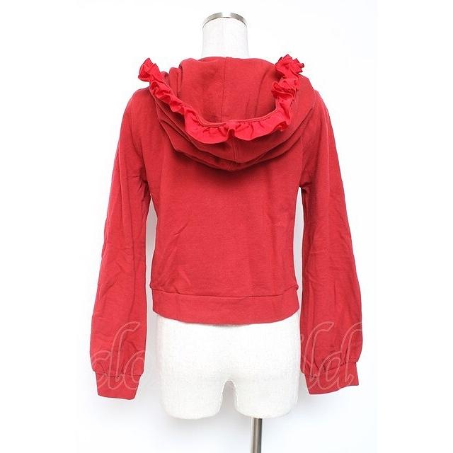 Angelic Pretty / フリルフリルパーカー 赤 Y-26-01-05-079-AP-TO-SZ