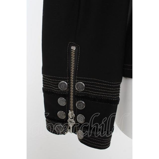 OZZ ANGELO / ナポレオン風刺繍ジャケット 黒×金 Y-26-02-09-112-OO-JA
