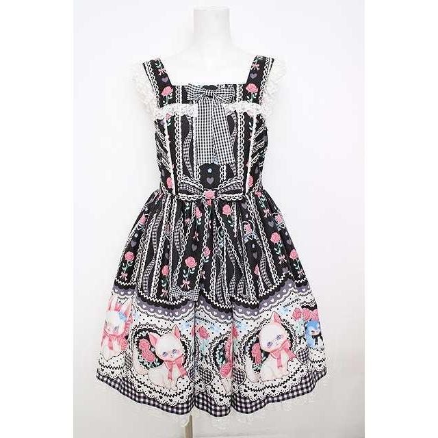 Angelic Pretty 黒薔薇柄のジャンパースカート Angelic Pretty / Noble