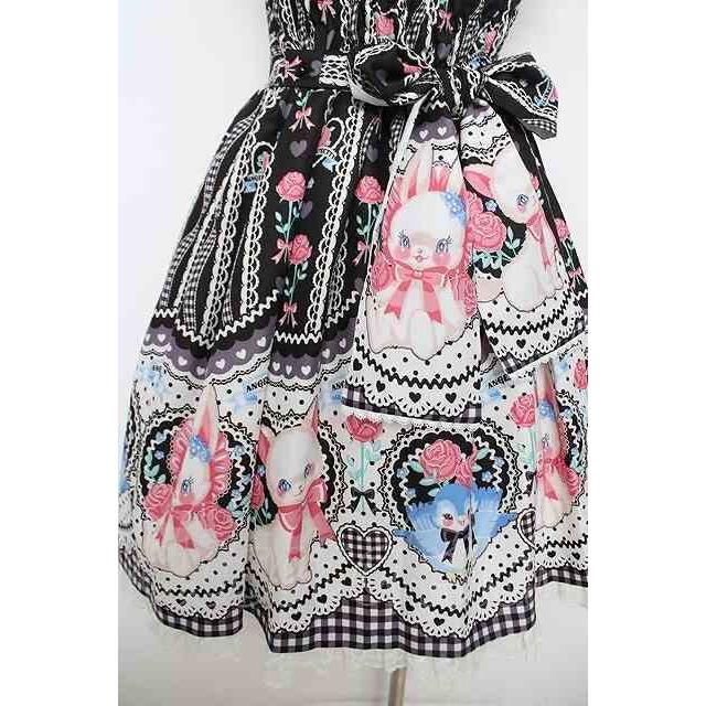 Angelic Pretty / Be My Valentineジャンパースカート 黒 Y-26-05-05