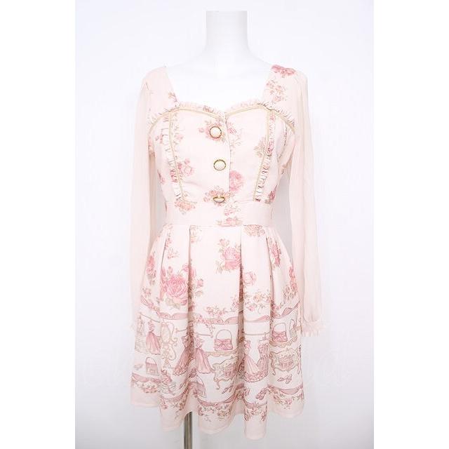 LIZ LISA　ワンピース　ピンク　新品 LIZ LISA / クローゼット柄ワンピース 0 ピンク Y-26-04-27-146-LO-OP