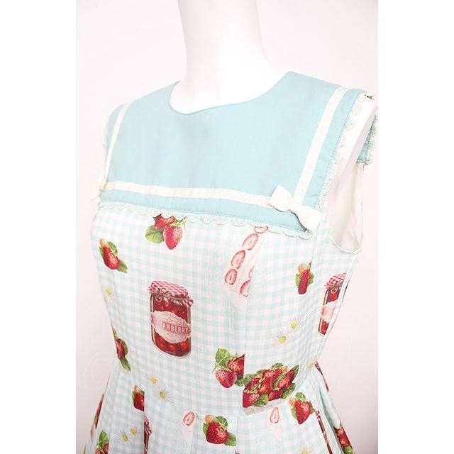 Melody BasKet / Strawberry picnicセーラー風ノースリーブワンピース