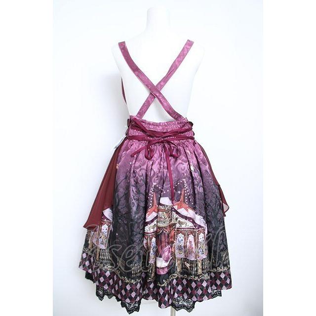 【タグ付新品未使用】axes femme kawaii シルクノクターンスカート axes femme kawaii / シルクノクターンスカート 濃いピンク Y-26-05-21