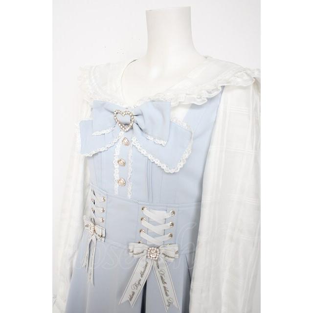 LIZ LISA / メッセージチェックセーラーワンピース 0 サックス Y-26-09 