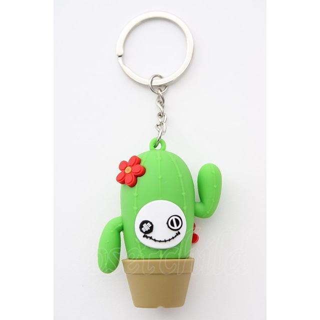 SALE】NieR CLOTHING / 3Dキーホルダー【さぼてん】 T-23-10-27-076-PU