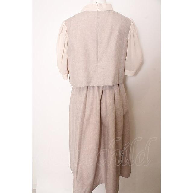 Maison de FLEUR Petite Robe / きみと約束ツイード風ワンピース M