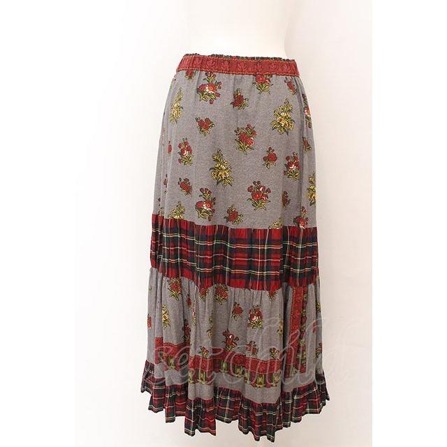 SALE】Jane Marple Dans Le Salon / Flowers of Jouy scarf Tartan