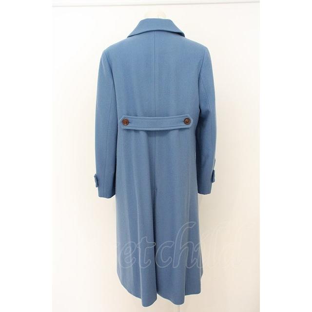 ジェーンマープル　ソフトメルトンコート Jane Marple / ソフトメルトンのライディングコート M ブルー O-24-01