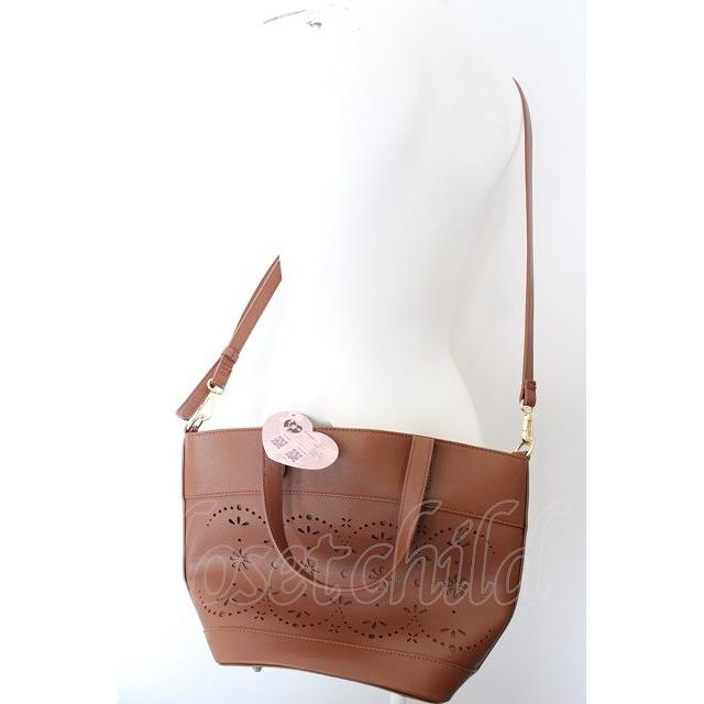 SALE】m petit by misako / 2WAYバッグ キャメル O-24-04-28-1165-LO 