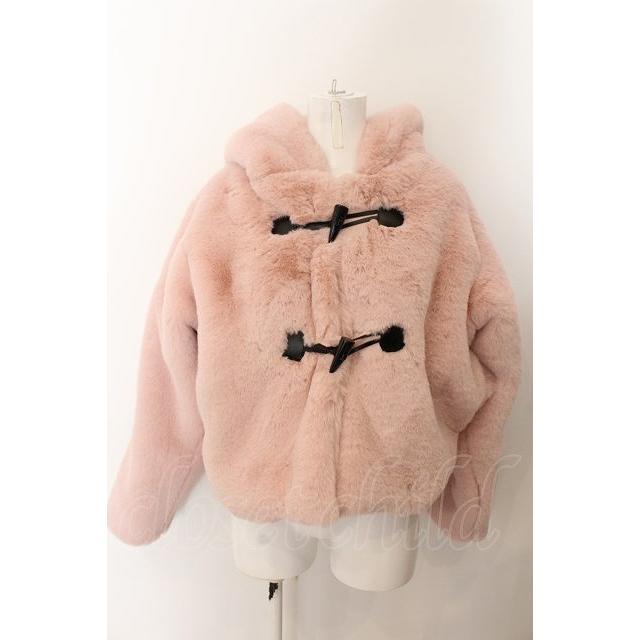 KRY CLOTHING / 「ANMA」ショート丈ダッフルコート ピンク O-24-06-19
