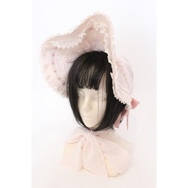 Angelic Pretty / ヴィクトリアプリンセスボンネット ピンク O-25-03